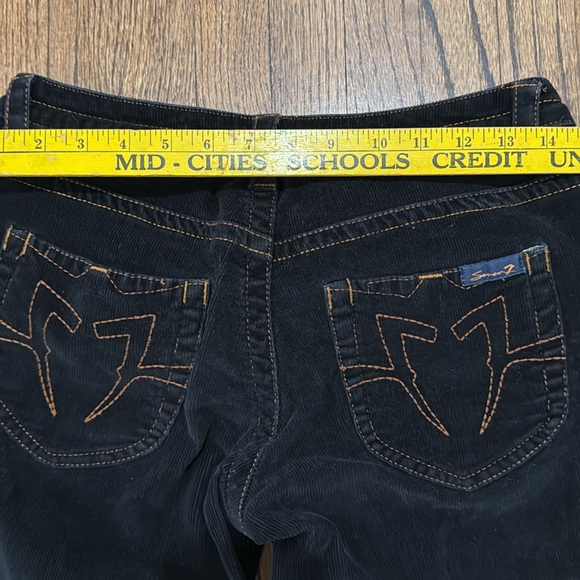 Seven7 Vintage corduroy pants, boot cut, low rise - Picture 5 of 8